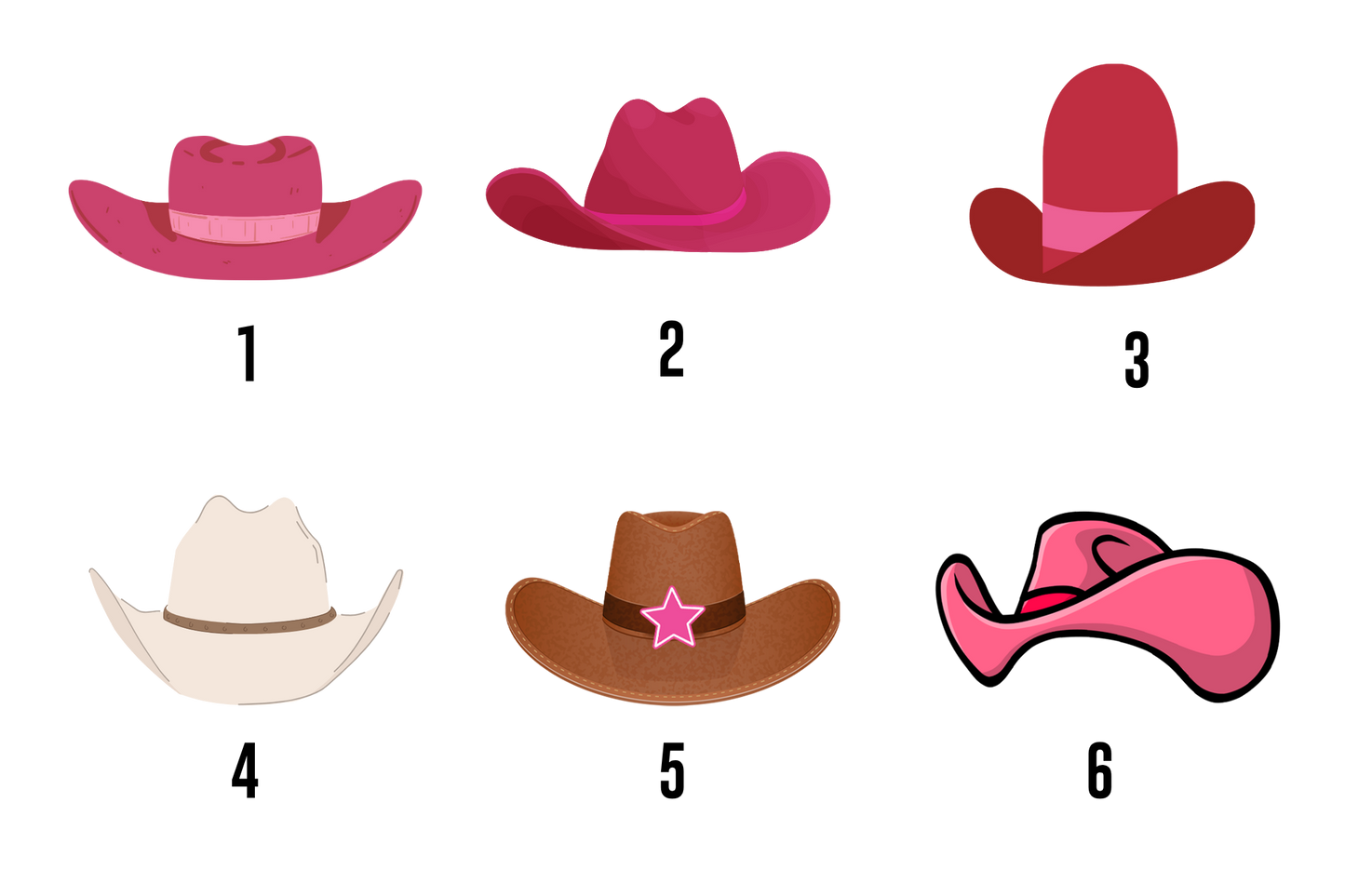 Cowgirl Heart Straws