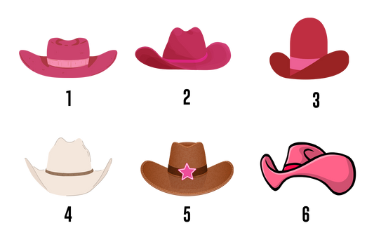 Cowgirl Heart Straws