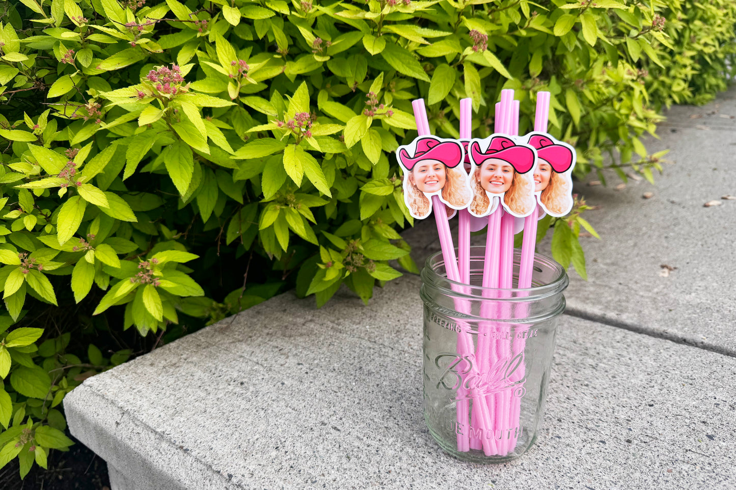 Cowgirl Heart Straws