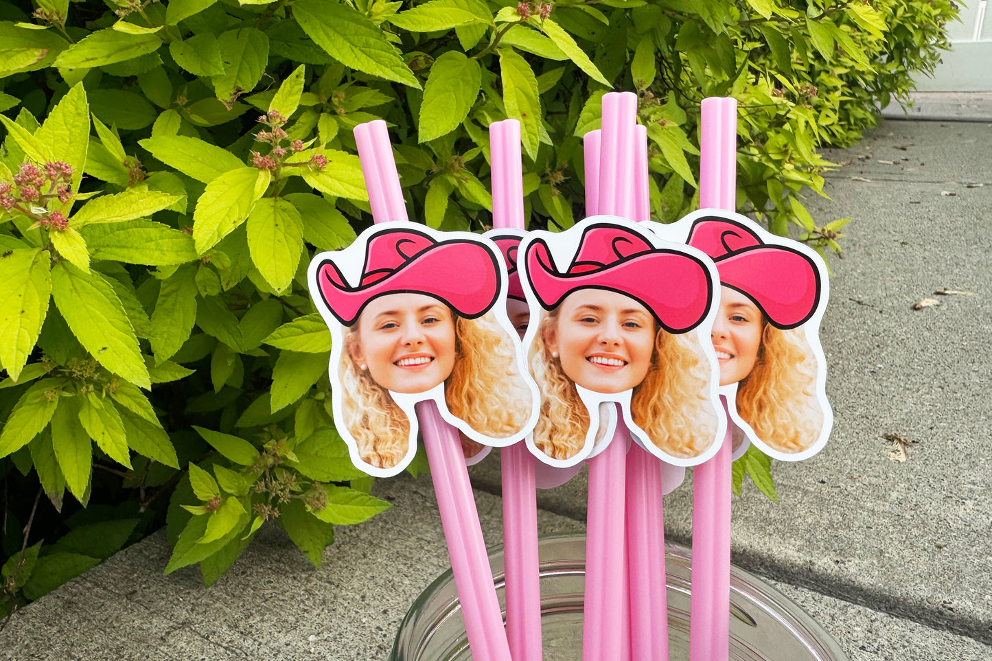 Cowgirl Heart Straws