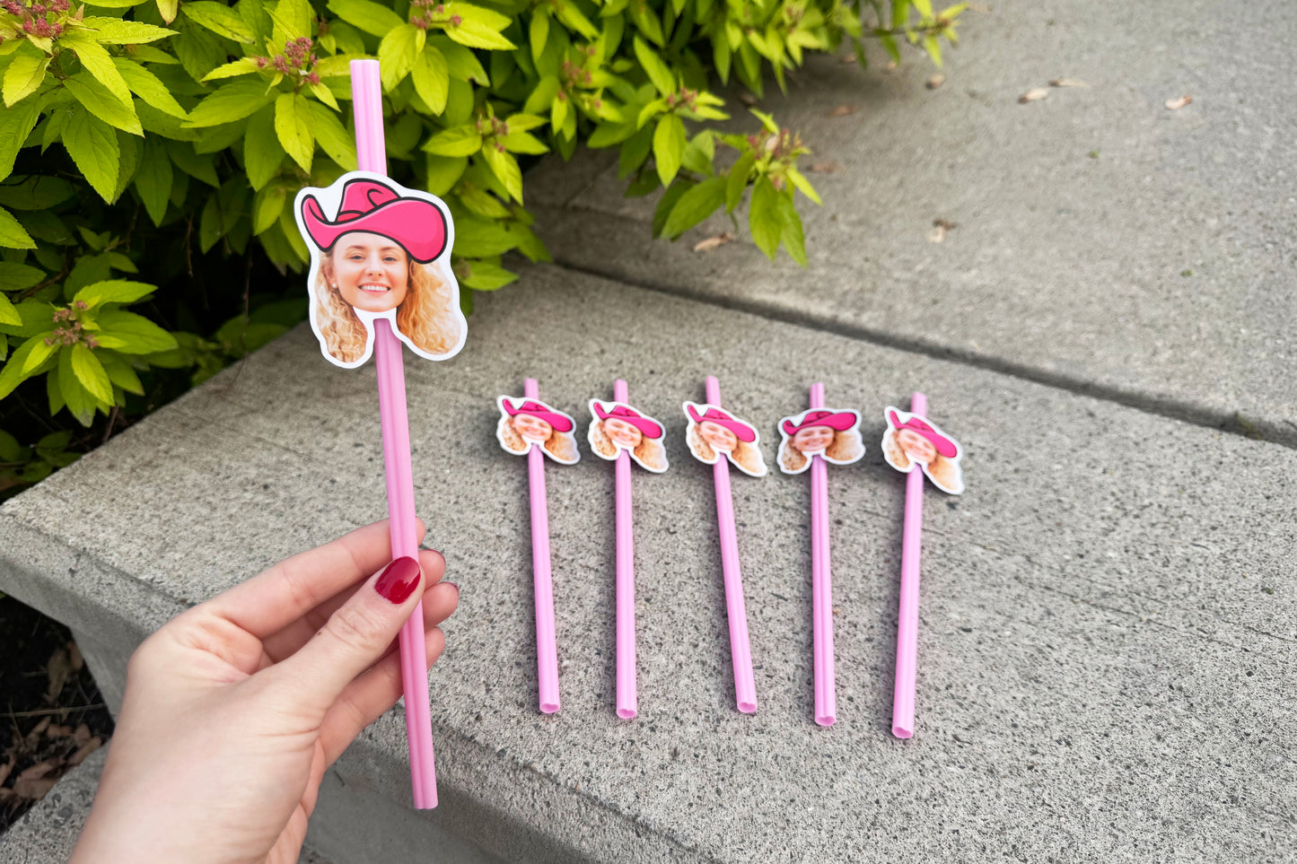 Cowgirl Heart Straws