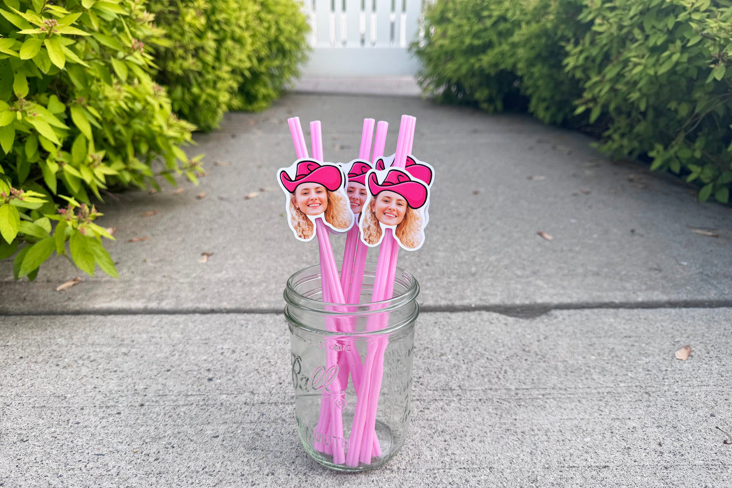 Cowgirl Heart Straws