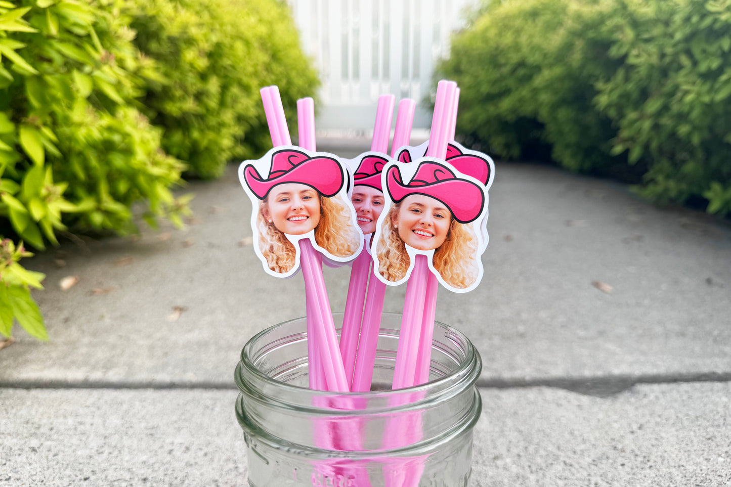 Cowgirl Heart Straws