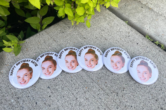 Custom Face + Custom Text Buttons